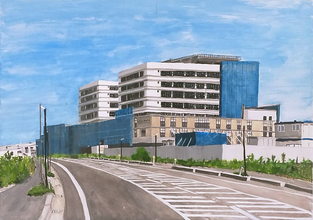 「人々を助ける新たな病院」保内小学校　５年　堀井　蒼羽